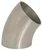 Dixon B2WK-G800U 8" Unpolished 45 Deg Short Weld Elbow 304SS