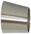 Dixon B32W-R200150P 2" x 1.5" Eccentric Weld Reducer Polished 316L