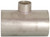 Dixon B7RWWW-R400300U 4" x 3" 316L Reducing Weld Tee Unpolished