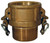 Dixon BB100 1" Brass Bosslock Female Coupler