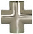 Dixon B9WWWW-R300P 3" 316L Polished Weld Cross
