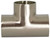 Dixon B7WWW-G100P BRADFORD BUTT WELD TEES POLISHED