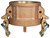 Dixon BH400 4" Brass Bosslock Dust Cap