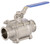 Dixon BV2GG-075CC-A .75" Non-Encap 2-Way 3pc Ball Valve 316SS 15% Glass Seats