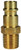 Dixon CJ2M2-B 1/4" HI-FLO NIPPLE, 1/4" M-NPTF BRA Body Material: BRASS Body Size: 1/4"