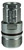 Dixon CVV2F2 1/4" EURO-THREADED NIPPLE, 1/4" NPTF Body Material: STEEL Body Size: 1/4"