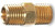 Legacy A1445M Pipe Nipple, 1/4" MNPT x 1/4" MNPT, brass