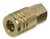 Legacy A73415 Type D 1/4" female coupler, brass, 1/4" Series