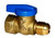 Legend Valve 102-119 3/8" (9/16-24) Flare x 1/2" FIP, Gas Ball Heater Valve