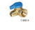 Legend Valve 102-122 3/8" Flare X 1/2" FIP T-3000A Gas Ball Valve, Angle Pattern