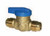 Legend Valve 102-313 1/2" Flare x1/2" Flare T-3000 Gas Ball Valve