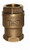 Legend Valve 105-627 1-1/2" T456 PTFE Ball Check Valve, In-Line, Bronze