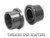 Legend Valve 201-229 2-1/2" 603 THREADED Adaptor