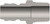 Dixon E4M4-S 1/2" STR8-THRU NIP, 1/2" M-NPTF, 30 Body Material: 303 STAINLESS Body Size: 1/2"