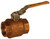 Dixon FBVL50 Locking Handle Imported Ball Valve 1/2" Brass, Fem NPT, Full Port