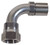 Dixon FJS90-12-12 Nominal Smooth Bore 90 Deg Fem JIC for -12 PTFE Hose (304SS) 3/4" Thd
