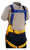 Harness, lightwright, polyester, tongue buckle leg straps/waist belt, quick connect chest strap