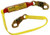 Lanyard, Energy Absorbing, #3155 on one end, other end sewn to harness, 6' (+/- 0.65 per ft)