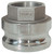 Dixon G3020-A-AL 3" Global Male Adapter x 2" Fem NPT Alum