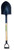 Midwest Rake 49131 16 Ga. Round Point Shovel Ash D Handle