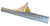 Midwest Rake 78128 24" Complete Application Squeegee with 1/8" Notch EPDM Blade, THA