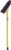 Midwest Rake 82514 24" Medium Bristle Push Broom 60" Aluminum Handle