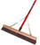 Midwest Rake 82624 24" Stiff Bristles Wonder Broom, 60" Red AH