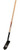 Midwest Rake 89024 BULLHEAD 4" Trenching Shovel, 48" Wood Handle
