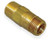 SMC CHK BRS 610-6M6M-F Check Valve, Piston, Brass, 3/8 In, MPT