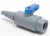 SMC PVC 638-TB6F-F Ball Valve, 3/8 In, Barb x FNPT , PVC