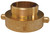 Dixon HA25S15S 2-1/2" FNPSH X 1-1/2" MNPSH BRASS PIN LUG HYDRANT ADAPTER