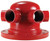 Dixon HVF0301-25 3" 150# HOSE VALVE HEADER W/1 2-1/2" NPT CONNECTION - RED