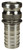 Dixon L100-E-SS 1" 316SS Vent Lock Male Adapter x Hose Shank Crimped Ferrule