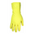 CLC P2300S Chemical & Disposable Gloves Yellow Household Latex - S (3 pair/pack)