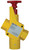 Dixon LV4N6D Lockout Valve w/Red Plastic Handle 1/2" Port In/Out, 3/4" Exhaust,Alum