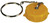 DIXON ME109-1 LP Gas Hose Plastic Acme Cap with ring and chain, yellow plastic