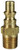Dixon M2M2-B 1/4" ARO NIPPLE, 1/4" M-NPT, BRA Body Material: BRASS Body Size: 1/4"
