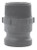 DIXON PPF200 Polypropylene Cam and Groove Adapters Type F male NPT x male adapter