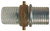 Dixon SB48 1 1/4" Plated Iron w/Brass nut CPLG