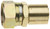 Dixon SAEB-06-06 3/8" Brass SAE Fem Swivel w/Collar for -6 PTFE Hose