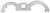 Dixon SZW2-NL STORZ ALUMINUM DOUBLE END SPANNER WRENCH, FITS 2" TO 5"