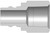 Dixon V3BF3-B-E 3/8" H-COUPLER, 3/8" BSPP, BRASS, U Body Material: BRASS Body Size: 3/8"