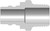 Dixon V4M4-SS-E 1/2" H-COUPL, 1/2" M-MPTF, 316SS, U Body Material: 316 STAINLESS Body Size: 1/2"