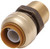 DIXON U120 Sharkbite Push-Fit Straight Connectors,Forged Brass