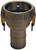 Dixon VR4030CS-AL 4" Aluminum Coupler with Poppet and