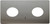Dixon WP2HAS-C 2 HOLE WALL PLATE, 3-3/8" DIAM, 7-5/8" CENTERS, AUTOSPRNKL, POL/CHR