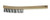 Magnolia Brush 1-SB Tempered Brass Curved Handle Wire Scratch Brush (3 rows x 19 rows)