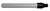 Magnolia Brush AF-96 15/16" x 96" Lacquered Handle with Glass-Filled Nylon Threaded Tip
