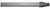 Magnolia Brush FG-72 1" x 72" Fiberglass Handle
