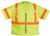 OK-1 OK-SVL3MO-04 ANSI Class III Zipper Surveyor Vest with Sleeves Size:4XL (56-64")